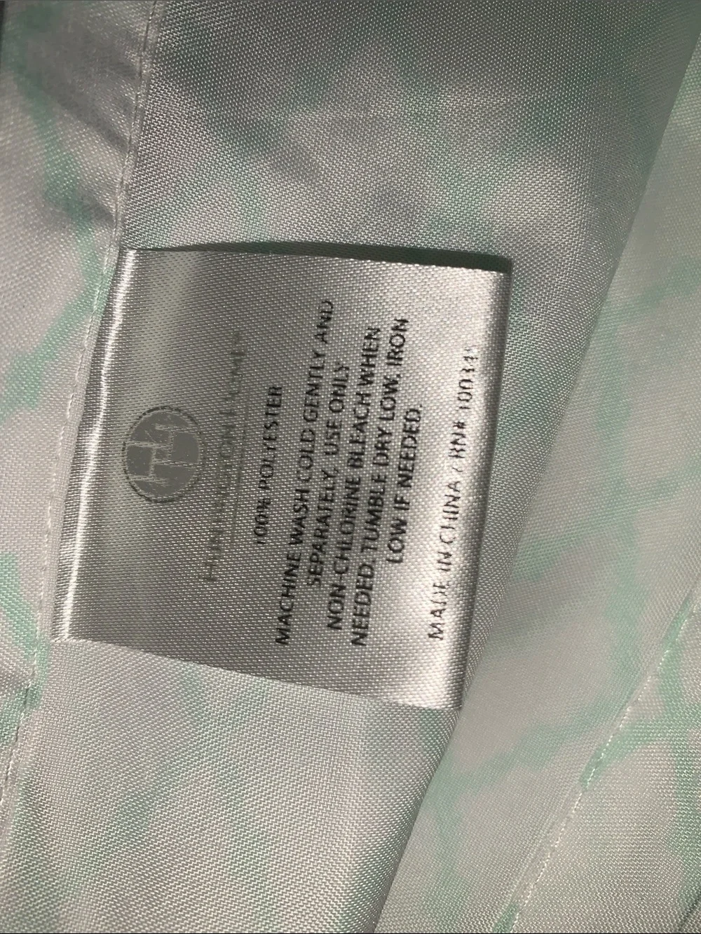 Classic White & Mint Diamond Pattern Cotton Bedding Set